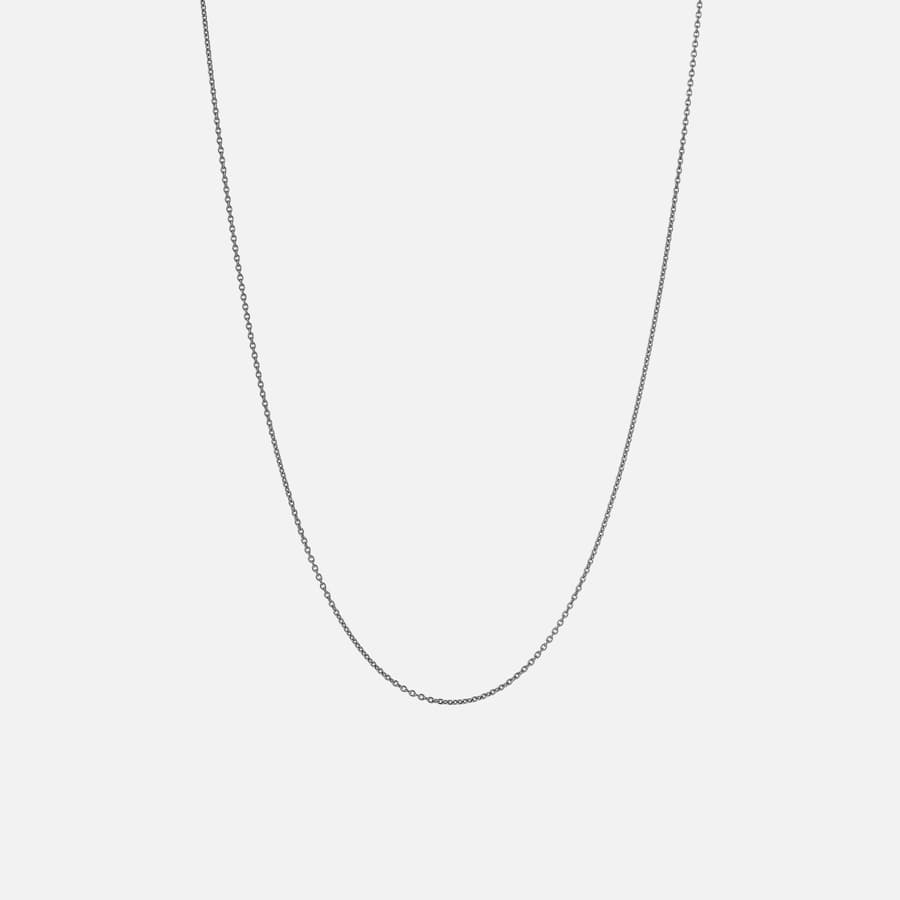 Oxidized Sterling Silver Collier, 45/42/40 cm   |  Ole Lynggaard Copenhagen   