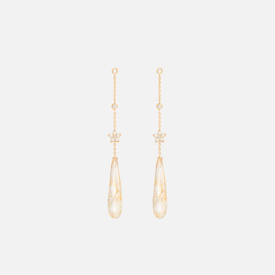 Pendant for Shooting Stars Earrings in 18 karat Yellow Gold and 14 Diamonds | Ole Lynggaard 