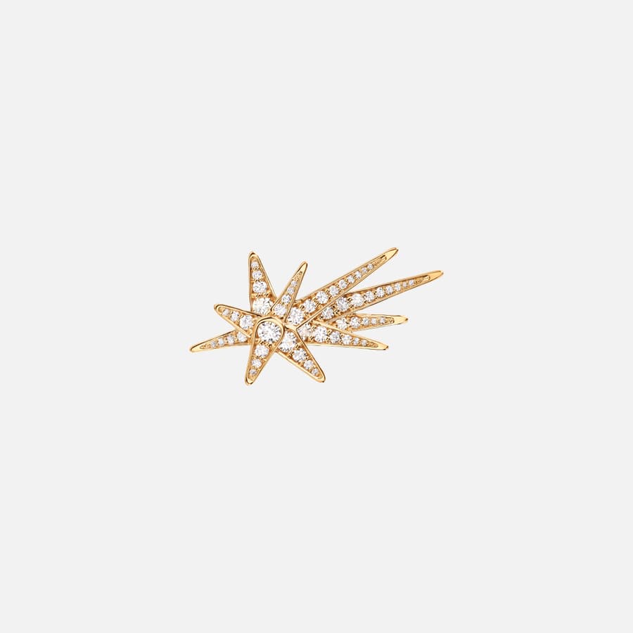 Funky Shooting Stars earring  in 18 karat gold and diamonds | Ole Lynggaard 