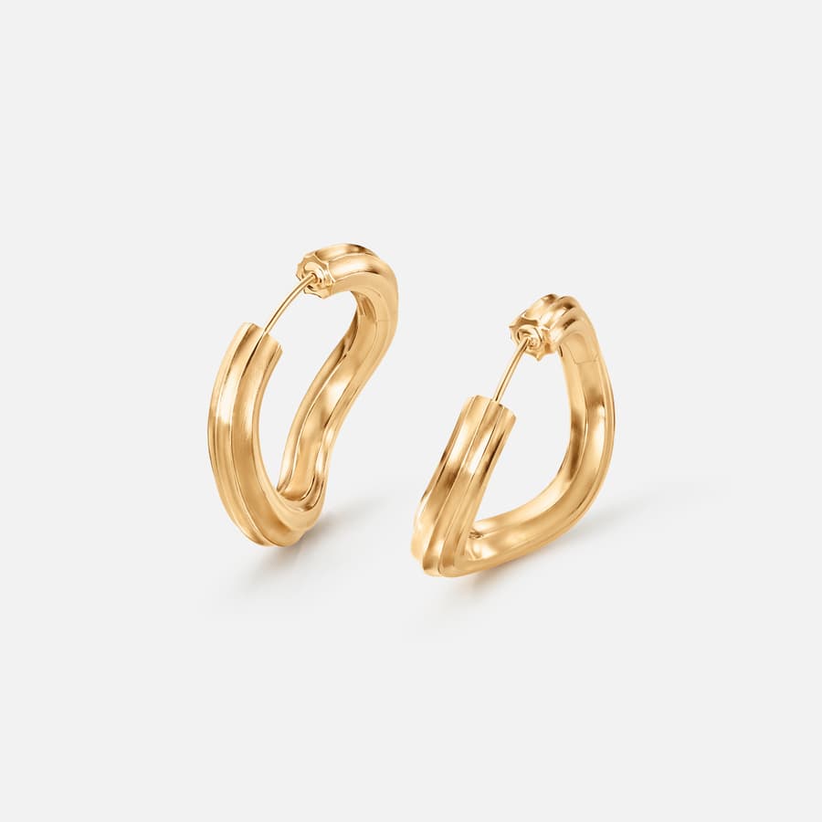 Under The Sea Creol Large in 18 karat yellow gold | Ole Lynggaard